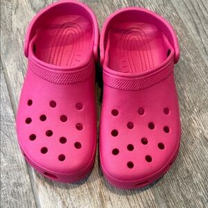 Adult Pink CROCS